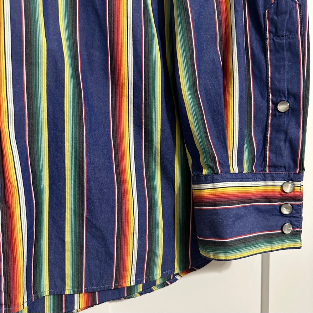 Polo Ralph Lauren Western Multicolor Serape Stripe Pattern Button-Down • XLarge - Picture 2 of 5